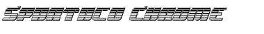 Spartaco Chrome Regular Font Title Preview