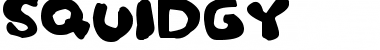 Squidgy Regular Font Title Preview