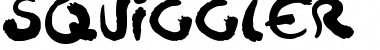 Squiggler Regular Font Title Preview