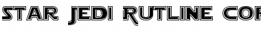 Star Jedi Outline Regular Font Title Preview