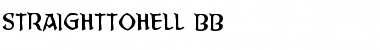 StraightToHell BB Regular Font Title Preview