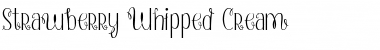 Strawberry Whipped Cream Regular Font Title Preview