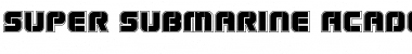 Super Submarine Academy Regular Font Title Preview