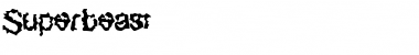 Superbeast Regular Font Title Preview