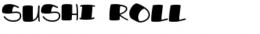 Sushi Roll Regular Font Title Preview