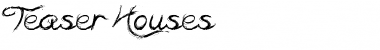 Teaser Houses Regular Font Title Preview
