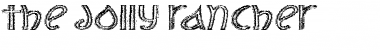 The Jolly Rancher Regular Font Title Preview