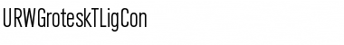 URWGroteskTLigCon Regular Font Title Preview