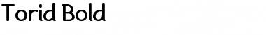 Torid Bold Font Title Preview