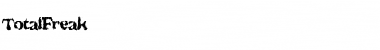 TotalFreak Regular Font Title Preview