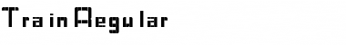 Train Regular Font Title Preview