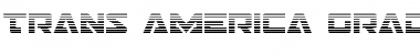 Trans-America Gradient Regular Font Title Preview