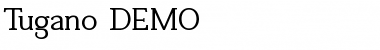 Tugano DEMO Font Title Preview