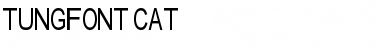 tungfont cat Regular Font Title Preview