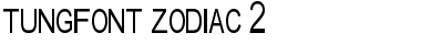 tungfont zodiac 2 Regular Font Title Preview
