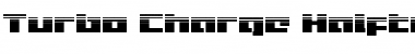 Turbo Charge Halftone Regular Font Title Preview
