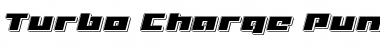 Turbo Charge Punch Italic Italic Font Title Preview