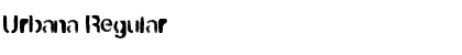 Urbana Regular Font Title Preview
