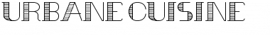 Urbane Cuisine Regular Font Title Preview