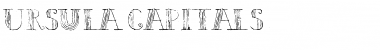 Ursula Capitals Regular Font Title Preview