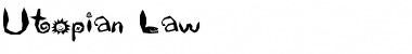 Utopian Law Regular Font Title Preview