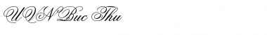 UVN Buc Thu Regular Font Title Preview