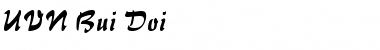 UVN Bui Doi Regular Font Title Preview