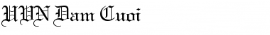 UVN Dam Cuoi Regular Font Title Preview