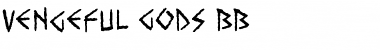 Vengeful Gods BB Regular Font Title Preview