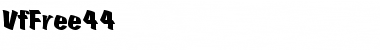 VfFree44 Regular Font Title Preview