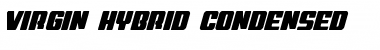 Virgin Hybrid Condensed Condensed Font Title Preview