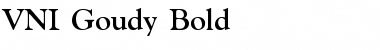 VNI-Goudy Bold Font Title Preview