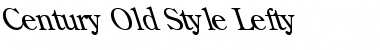Century Old Style Lefty Regular Font Title Preview