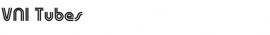 VNI-Tubes Normal Font Title Preview