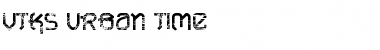 VTKS URBAN TIME Regular Font Title Preview