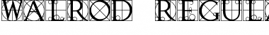 Walrod Regular Font Title Preview