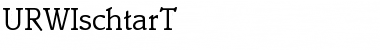 URWIschtarT Regular Font Title Preview
