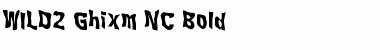 WILD2 Ghixm NC Bold Font Title Preview