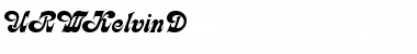 URWKelvinD Regular Font Title Preview