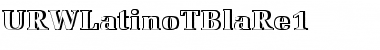 URWLatinoTBlaRe1 Regular Font Title Preview