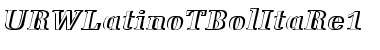 URWLatinoTBolItaRe1 Regular Font Title Preview