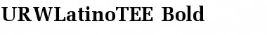 URWLatinoTEE Bold Font Title Preview