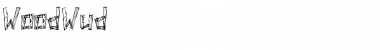 WoodWud Regular Font Title Preview