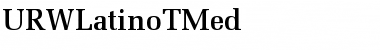 URWLatinoTMed Regular Font Title Preview