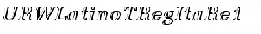 URWLatinoTRegItaRe1 Regular Font Title Preview