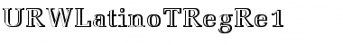 URWLatinoTRegRe1 Regular Font Title Preview