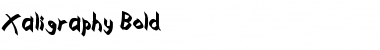 Xaligraphy Bold Font Title Preview