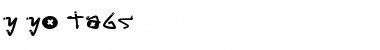 Y-Yo Tags Regular Font Title Preview