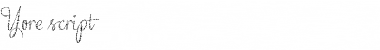 Yore script Regular Font Title Preview