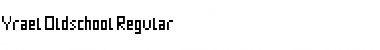 Yrael Oldschool Regular Font Title Preview